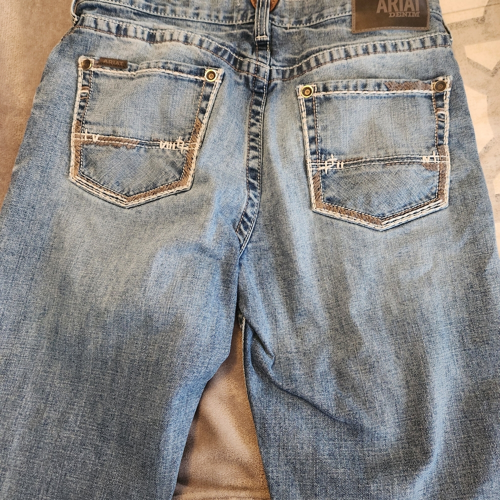 Ariat Men's Bootcut Jeans - Light Blue